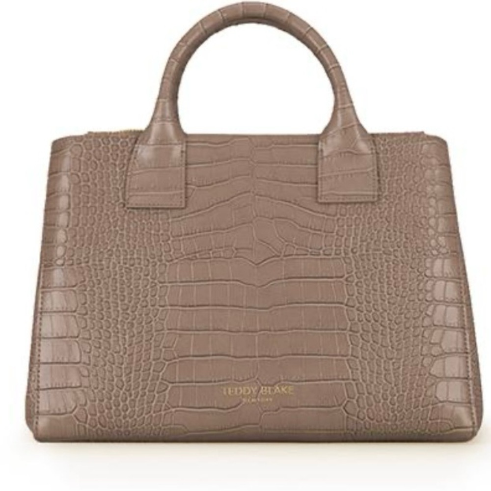 EUC Teddy Blake Bella 9” Croco in Beige